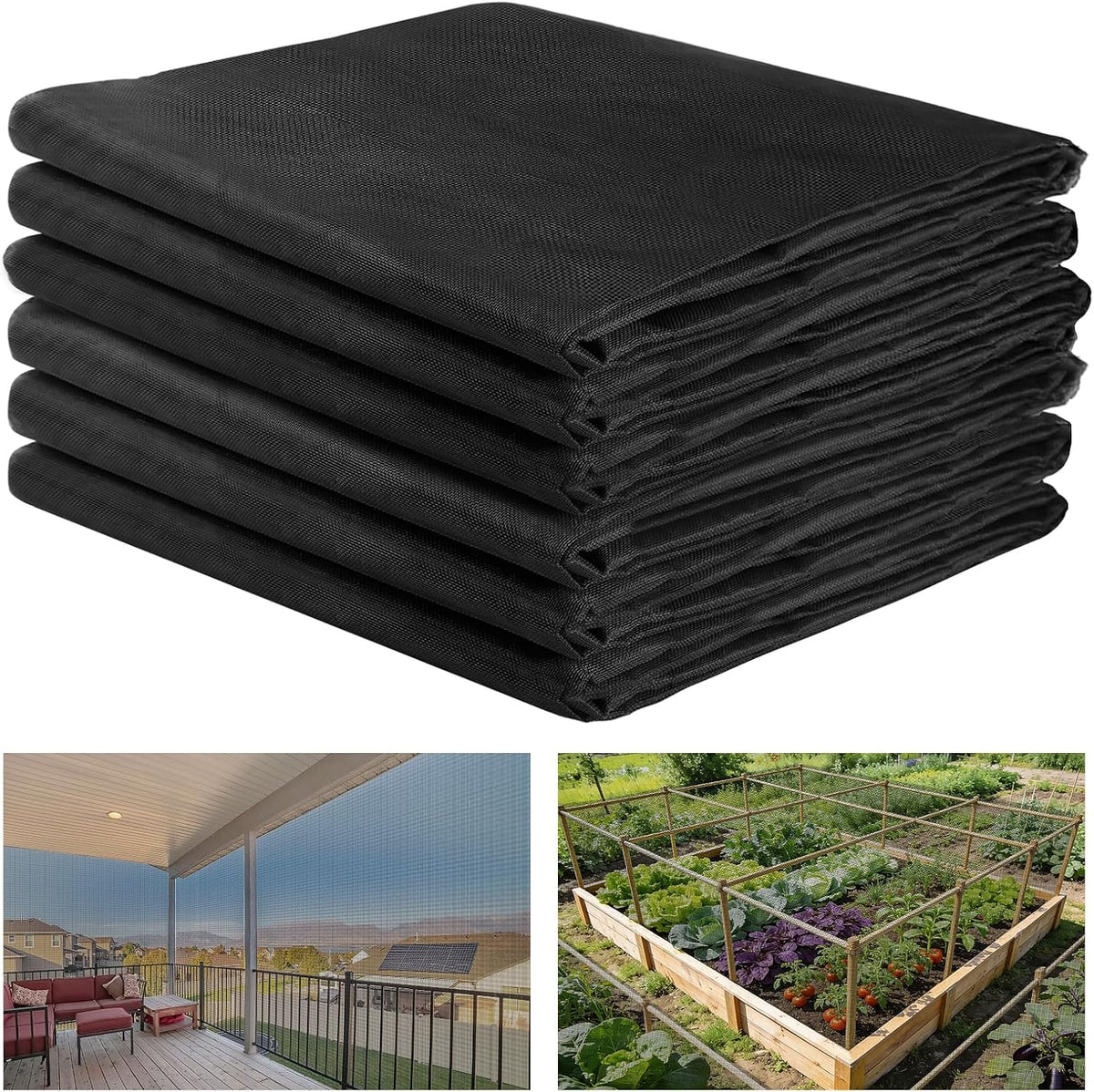 10x50ft strong pp nanocomposite mosquito net garden netting, main product view