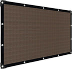 Mocha Sun Shade Cloth,Pergola Shade Cover with Reinforced Grommets,90% Shade Fabric Fence Privacy Screen Balcony,Pergola Shade Cover Canopy Garden Carport Porch Deck Patio Shade Cover,4x8FT