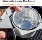 Grease Cup Liners Replacement for 26" and 36" LoCo Series II Digital Griddles Flat Top Grill,20-Pack