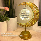 Sympathy Lantern - Moon Remembrance for Loss of Loved One; Bereavement Gift Honoring Mother, Father - Funeral Condolences