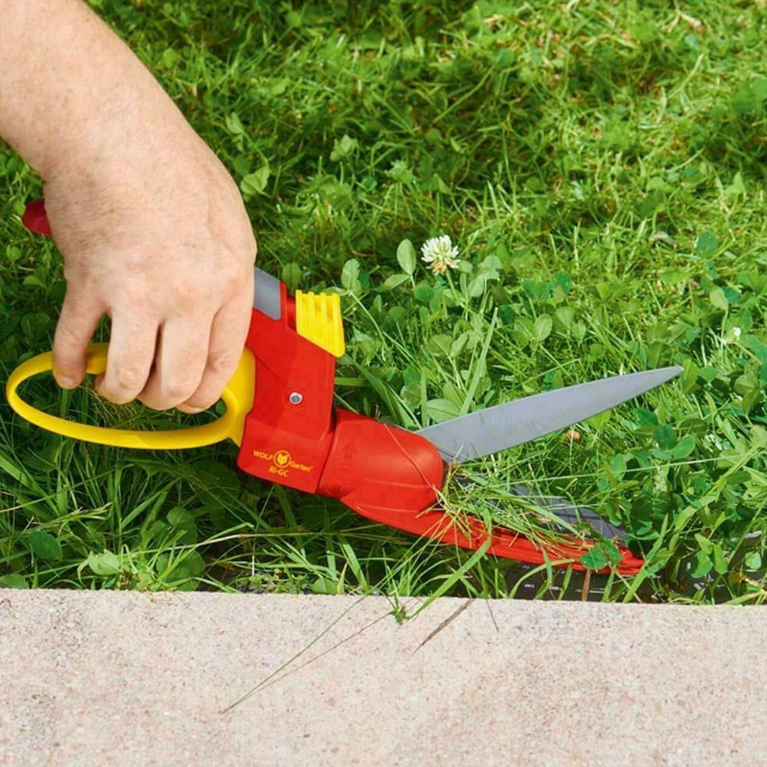 Wolf-Garten RIGC Professional Single Hand Grass Shears, Red, 39.2x2.47x2.5 cm