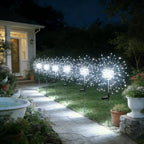 hpufkot solar garden lights outdoor,waterproof garden, 2pc 200, package contents