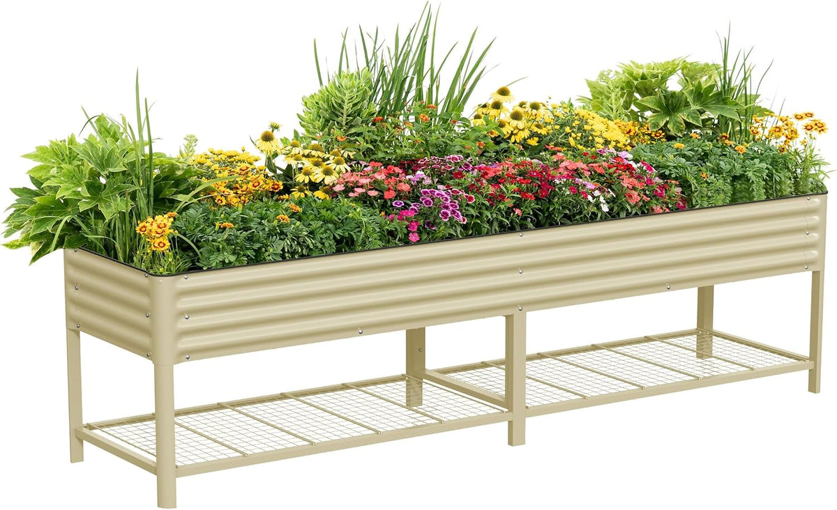 vego garden elevated raised garden bed, 2.5' x, main product view