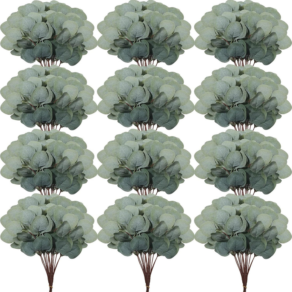 taiyin 70 pieces artificial eucalyptus leaves set greenery, main product view