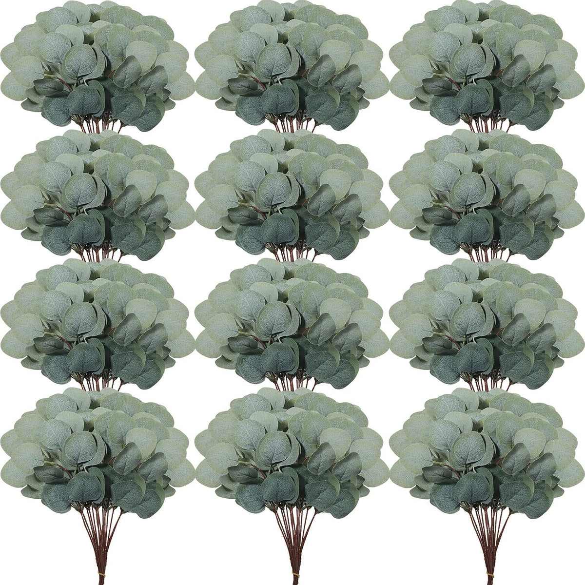 taiyin 70 pieces artificial eucalyptus leaves set greenery, main product view