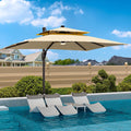 9' x 12' cantilever patio outdoor umbrella with, main product view
