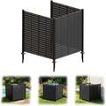 3 panels outdoor air conditioner fence, 48" w, main product view