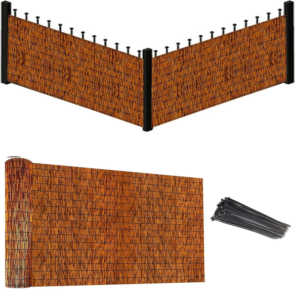 natural reed fencing rolls, decorative bamboo fencing 2ft, main product view