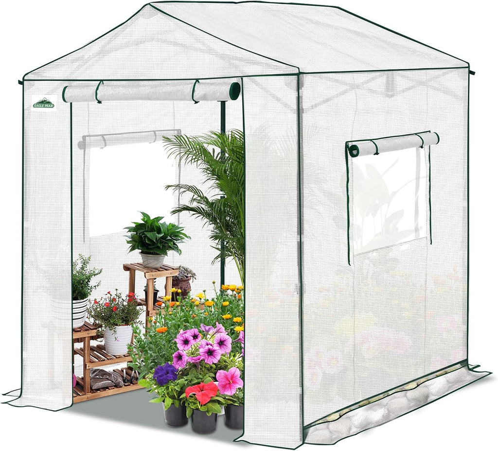 eagle peak 6x6 pop up walk in greenhouse, main product view