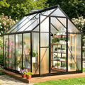 polar aurora 6x8 ft walk-in polycarbonate heavy duty, main product view