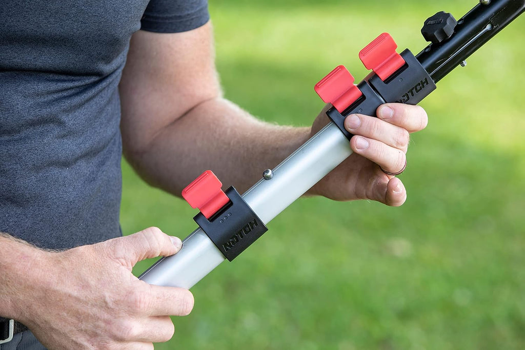 Notch 21' Sentei 4-Section Telescoping Aluminum Polesaw 15.4" (390mm) Hard Chrome-Plated Blade, Abrasion Resistant Low-Profile Grip, Rigid Aluminum Construction (4177-39N)