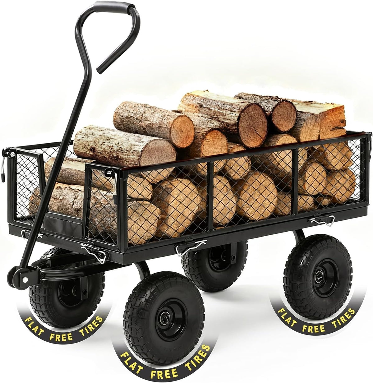 steel garden wagon cart 880 lbs 4 cu, main product view