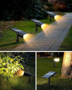 Solar Spot Lights Outdoor, Solar Lights Outdoor Waterproof IP65, 3 Brightness Modes Dusk to Dawn Landscape Spotlights for Yard Garden Pathway Tree Decoration, Warm White, 6 Pack