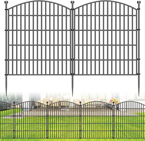 10 panel no dig decorative garden fence 32", main product view