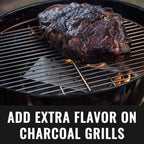 Stainless Steel Wood Chip Smoker Box for Gas & Charcoal Grills | XL Size | BBQ Smoker Accessory | Grilling Gift | Uses Wood Chips or Pellets