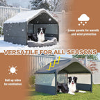 extra large dog shade shelter 4'x4'x3' waterproof, outdoor, package contents