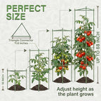 K-Brands Tomato Cage – Premium Tomato Plant Stakes Support Cages Trellis for Garden and Pots (Upto 68 Inches Tall)
