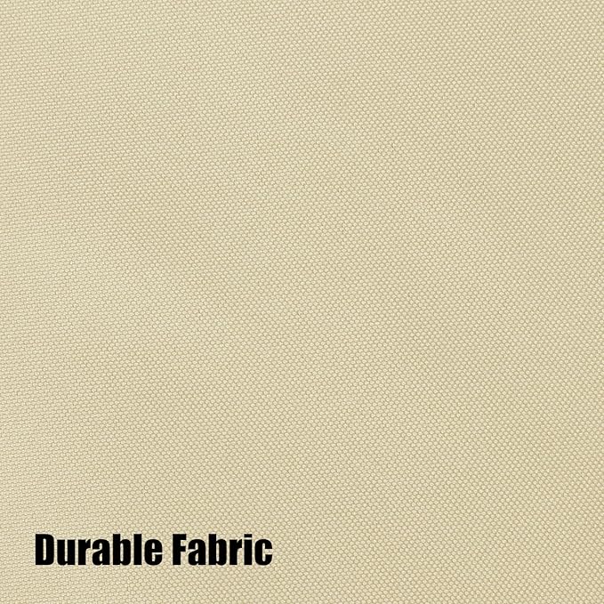 BONZER Waterproof Indoor/Outdoor Curtains for Patio Thick Privacy Grommet Curtains for Bedroom, Living Room, Porch, Pergola, Cabana, 1 Panel, 84W x 95L inch, Cream