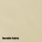 BONZER Outdoor Curtains for Patio Waterproof Thick Privacy Wide Grommet Light Filtering Outside Curtains for Porch Pergola Gazebo Deck, 1 Panel, 110W x 120L inch, Cream