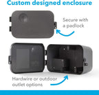 Rachio Smart Sprinkler Controller Weatherproof Outdoor Enclosure | Compatible with Rachio 2nd & 3rd Gen Smart Controllers to protect your controller from elements when mounting outdoors.