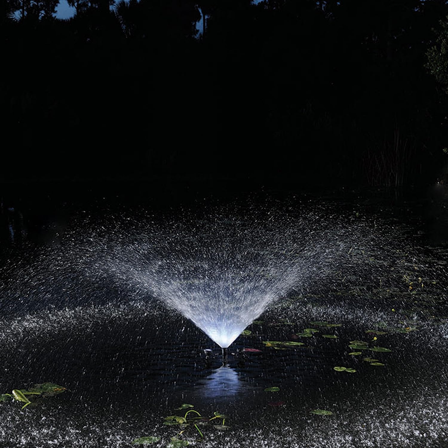 OASE 45393 1/2 HP Floating Fountain with Lights