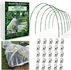 garden netting kit for raised beds,6set garden hoops,10x33ft, main product view