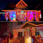 50ft LED Rope Lights Outdoor, 360 LED Connectable and Flexible Tube Lights with 8 Modes, Waterproof Indoor Outdoor LED Rope Lighting for Deck, Garden, Pool, Patio, Party, Holloween Decoration (Orange)