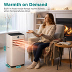 serenelife 10000 btu portable air conditioner & heater shown in use
