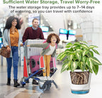 GARDIFE 2026 Upgraded Self Watering Plant Pots with Drainage Hole, 7/6.5/6/5.5/5/4 Inch Flower Planting Containers for House Plants, African Violet, Flowers, Cactus (White, 7+6.5+6+5.5+5+4 inch)