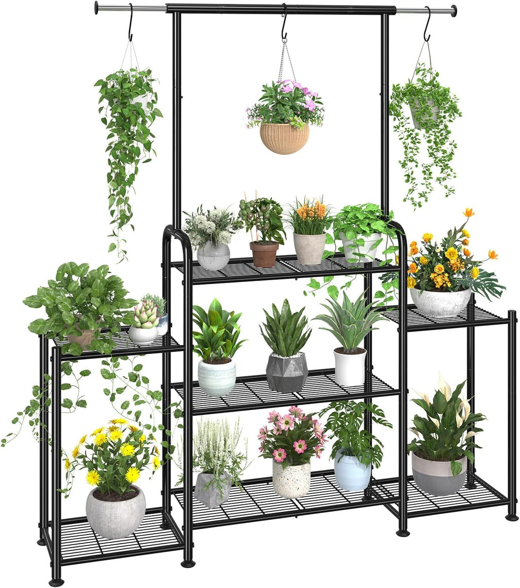 simple trending plant stand indoor outdoor, metal 3, main product view
