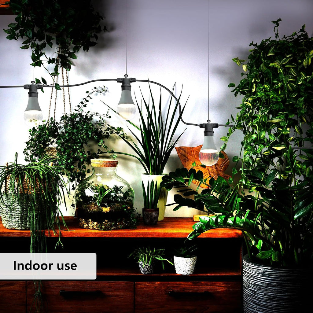grow light bulbs led growth bulb a25, full, front angle view