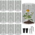 10 packs large wire plant protector from animals, main product view
