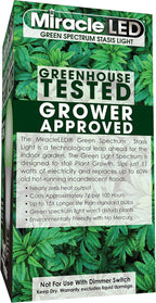 MiracleLED 604614 Green Spectrum Stasis Light, 1 Pack, 60W Grow Room