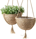 la jolie muse seagrass hanging planters, set of, main product view