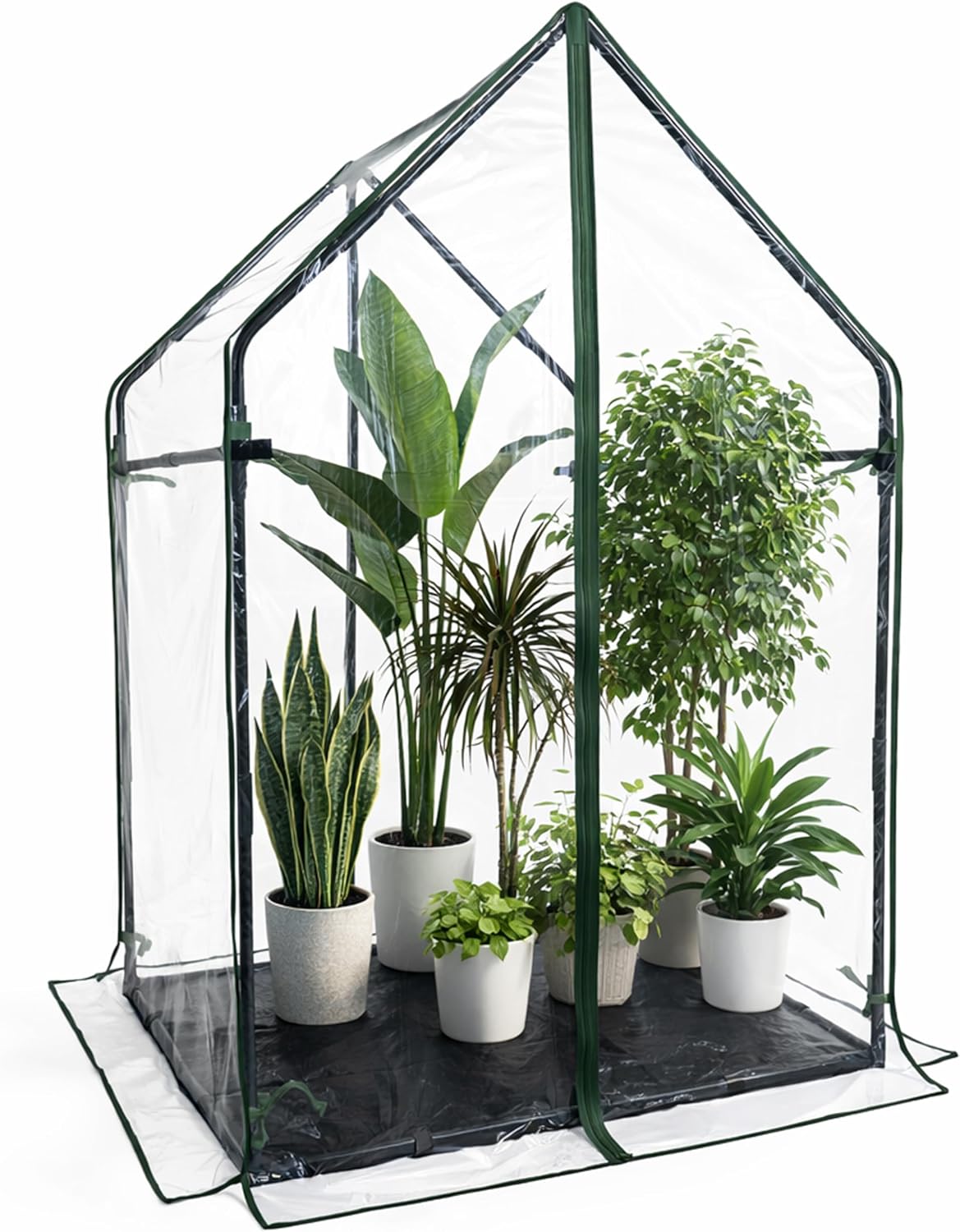 gardzen mini greenhouse with waterproof bottom 36.2"(l) x36.2(w), main product view