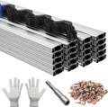 3.28ft greenhouse wiggle spring wire and lock channel, main product view