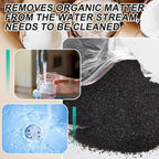 threlaco 10lbs activated charcoal powder bulk, 0.02 x, close-up detail