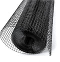 Black Hardware Cloth 1/2 in 48 x 100 ft 19 Gauge Mesh | PVC coated wire mesh, Shape Retention, Easy to Cut, Chicken Run, Garden Fence, Tree Guard, Animal Enclosure