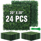 kaszoo 24 pack 20"x20" grass wall panels, main product view