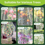 large 10x10ft fruit tree netting with zipper drawstring, view 9