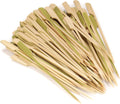 BambooMN 2.7" Bamboo Paddle Pick Skewers for Food, Drinks, Appetizers - 10,000 Pieces