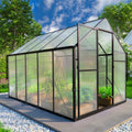 6x10 ft greenhouse for outdoors, polycarbonate green house, main product view