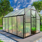 6x10 ft greenhouse for outdoors, polycarbonate green house, main product view