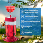 Hummingbird Feeder Ant Moats, 6 OZ x 2 Pack | Ant-Proof,Durable Ant Traps & Guards, Transparent Water Level, Easy to Install & Clean