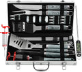 grilljoy 24pcs bbq grill tools set with meat, main product view