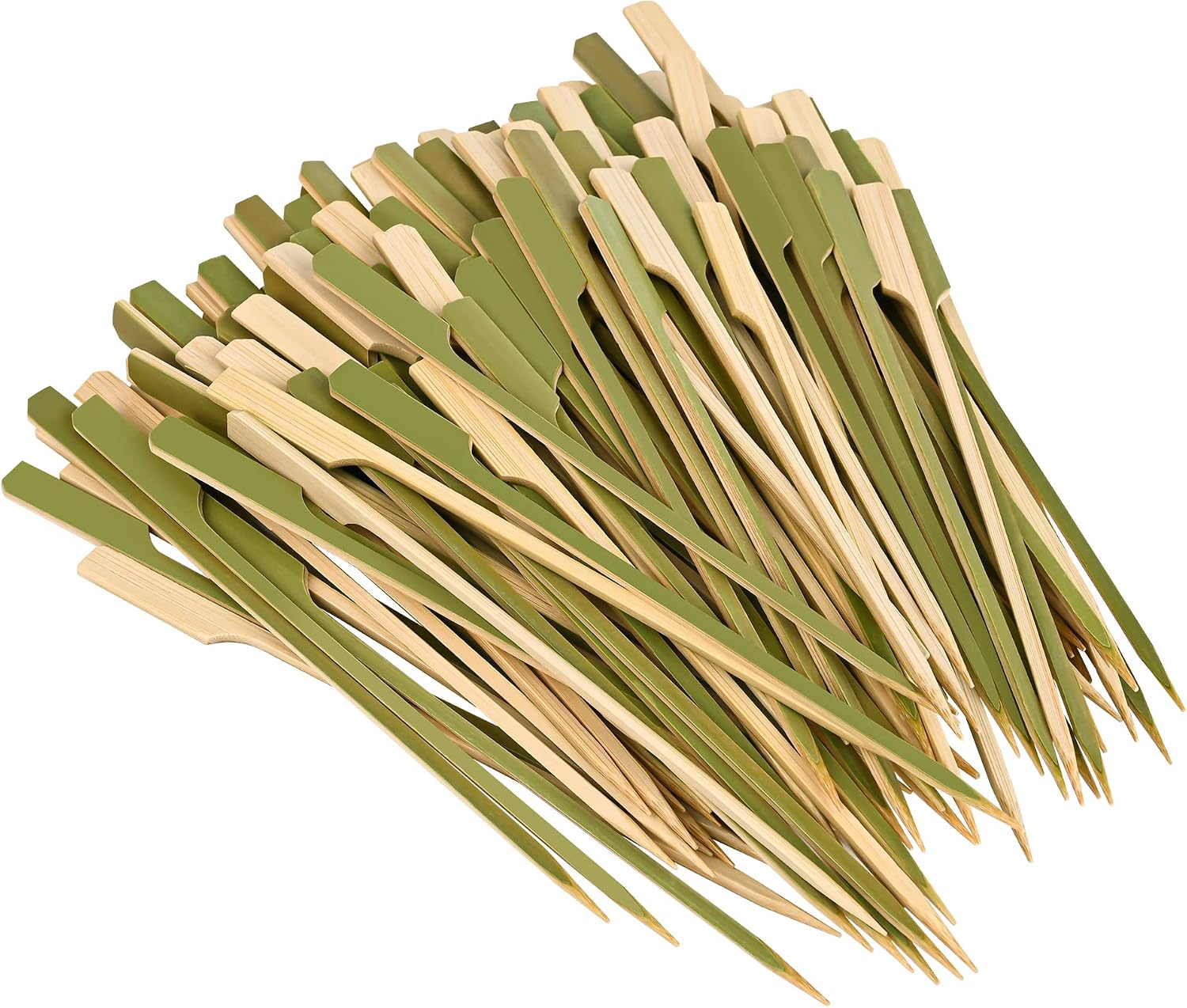 7 Inch(1000 Pack) Bamboo Wooden Paddle Picks Skewers for Cocktail，Appetizers，Fruit Kabobs，Sandwich，Barbeque Snacks…