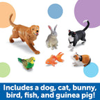 learning resources jumbo domestic pets, close-up detail