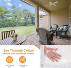 20ft outdoor clear tarp curtain waterproof wind-proof 24 shown in use