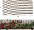 expandable garden trellis plant support willow lattice fence, main product view