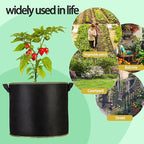 3-Pack 15 Gallon Plant Grow Bags, Thickened Nonwoven Fabric Pots with Handles,Sturdy Garden Planters Aeration Gardening Container to for Plants, Vegetables, and Flowers